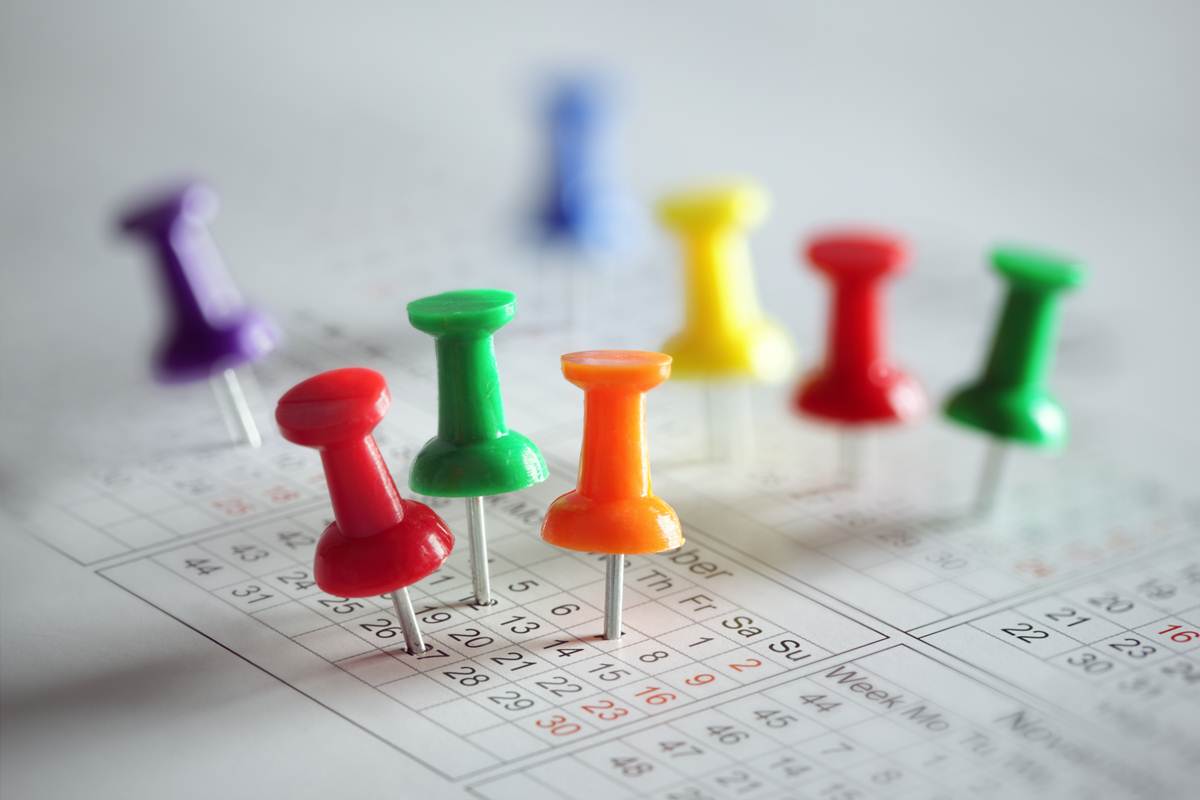 Calendario de cursos sobre inocuidad alimentaria 2019.